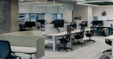 open plan office